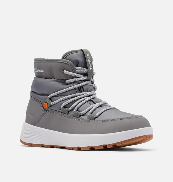 Columbia Omni-Heat Mid Boots Grey For Women's NZ38506 New Zealand